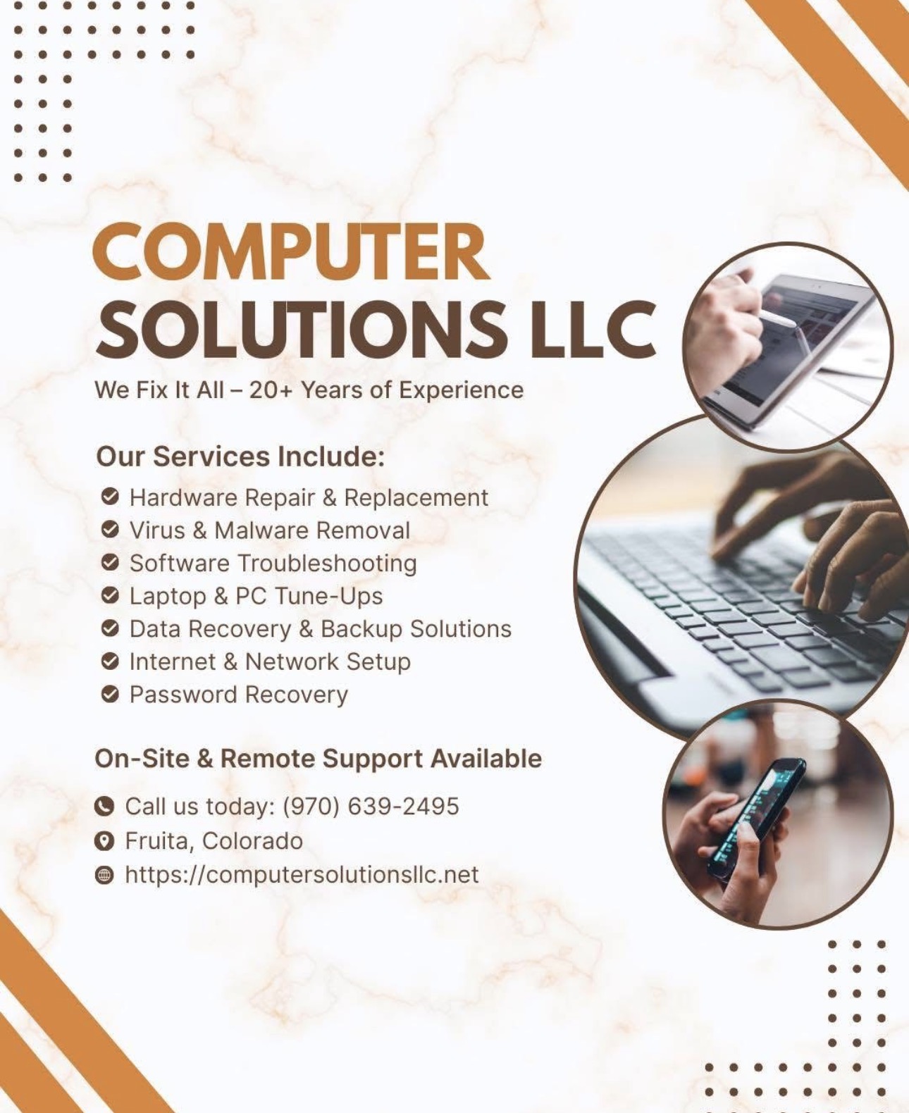 Computer Solutions LLC in Fruita, CO (On-Site & Remote Support)