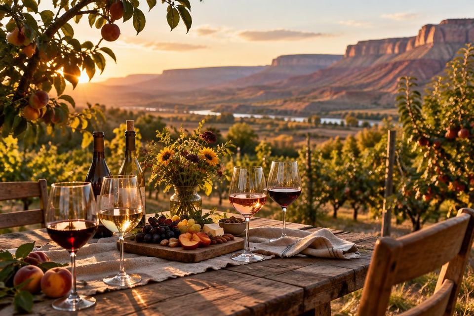 Viva el Vino Luau in the Orchard